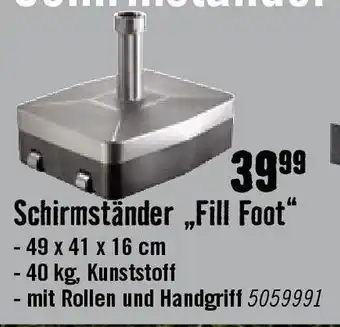 Hornbach Schirmständer Angebot