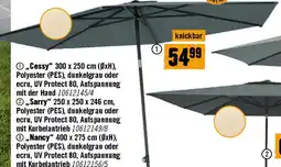 Hornbach Sonnenschirm Mittelstockschirm Cessy Angebot