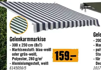 Hornbach Gelenkarmmarkise Angebot