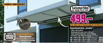 Hornbach Kassettenmarkise „Levante Angebot