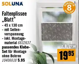 Hornbach Faltenplissee „Blatt Angebot