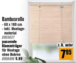 Hornbach Bambusrollo Angebot