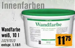 Hornbach Wandfarbe Wandfarbe weiß Angebot