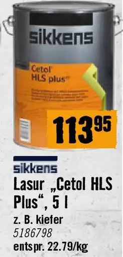 Hornbach Lasur,,Cetol HLS Angebot