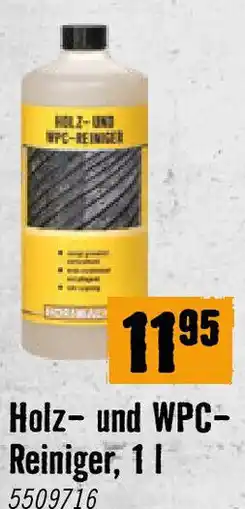 Hornbach Holz- und WPC- Reiniger Angebot