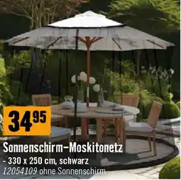 Hornbach Sonnenschirm-Moskitonetz Angebot