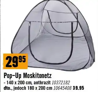 Hornbach Pop-Up Moskitonetz Angebot