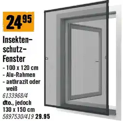 Hornbach Insekten- schutz- Fenster Angebot