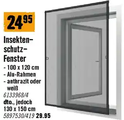 Hornbach Insekten- schutz- Fenster Angebot