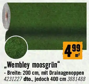 Hornbach Wembley moosgrün Angebot