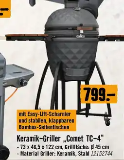 Hornbach Keramik-Griller „Comet TC-4 Angebot