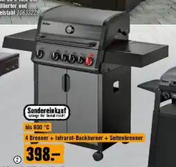 Hornbach Gasgrill HYDE 4 SIKR Turbo mit 800 °C Angebot