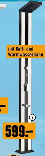 Hornbach Solardusche Höhe Angebot