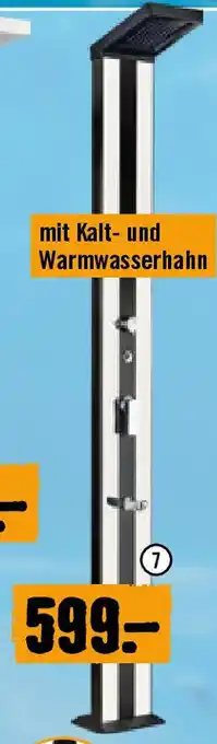 Hornbach Solardusche Höhe Angebot