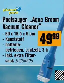 Hornbach Poolsauger „Aqua Broom Vacuum Cleaner Angebot
