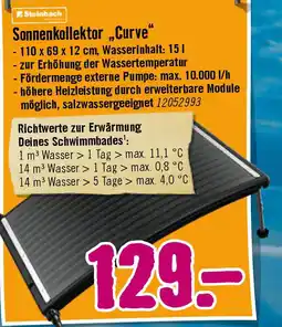 Hornbach Sonnenkollektor „Curve Angebot