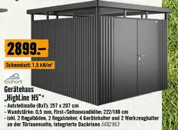 Hornbach Gerätehaus Angebot