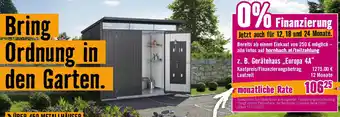 Hornbach Gartenhaus Angebot