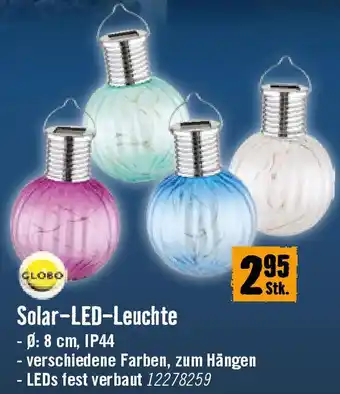 Hornbach Solar-LED-Leuchte Angebot