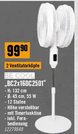 Hornbach Standventilatoren BC2x16DC2501 Angebot