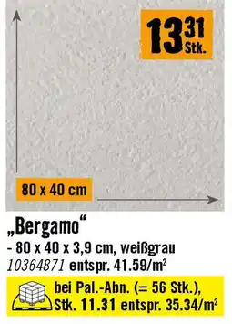 Hornbach Beton „Bergamo Angebot
