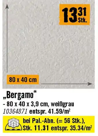 Hornbach Beton „Bergamo Angebot