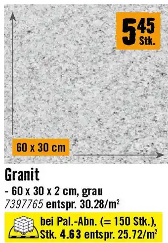 Hornbach Naturstein Granit Angebot