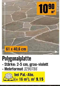 Hornbach Naturstein Polygonalplatte Angebot