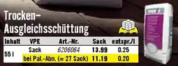 Hornbach Trocken- Ausgleichsschüttung Angebot