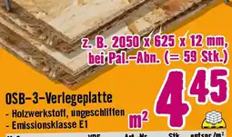 Hornbach OSB-3-Verlegeplatte Angebot