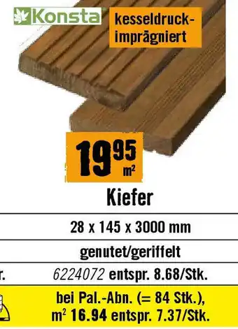 Hornbach Kiefer Angebot