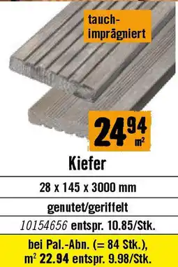 Hornbach Kiefer Angebot