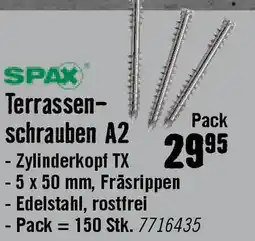 Hornbach Terrassen- schrauben A2 Angebot