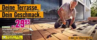 Hornbach Terrassendiele Holz Lärche Angebot