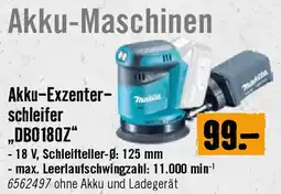 Hornbach Akku-Exzenter- schleifer „DBO180Z Angebot