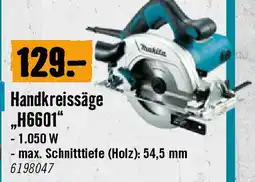 Hornbach Handkreissäge „H6601 Angebot