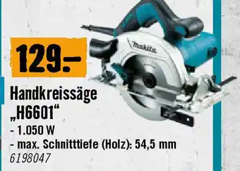 Hornbach Handkreissäge „H6601 Angebot