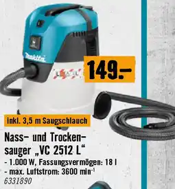 Hornbach Nass- und Trocken- sauger „VC 2512 L Angebot