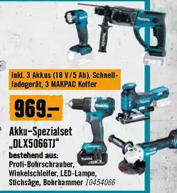 Hornbach Akku-Spezialset „DLX5066TJ Angebot