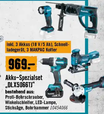 Hornbach Akku-Spezialset „DLX5066TJ Angebot