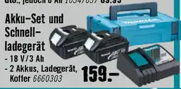 Hornbach Akku-Set und Schnell- ladegerät Angebot