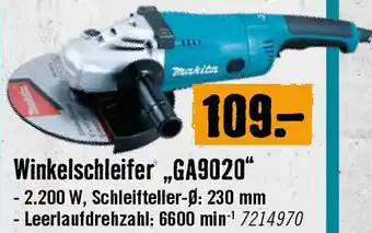 Hornbach Winkelschleifer „GA9020 Angebot