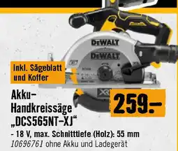 Hornbach Akku- Handkreissäge „DCS565NT-XJ Angebot