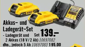 Hornbach Akkus- und Ladegerät-Set Angebot