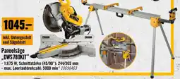 Hornbach Paneelsäge „DWS780KIT Angebot