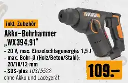 Hornbach Akku-Bohrhammer WX394.91 Angebot