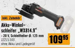 Hornbach Akku-Winkel- schleifer,,WX814.9 Angebot