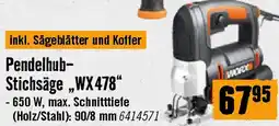 Hornbach Pendelhub- Stichsäge „WX478 Angebot