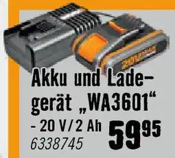 Hornbach Akku und Lade- gerät,, Angebot