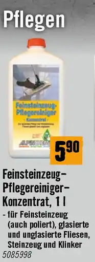Hornbach Feinsteinzeug- Pflegereiniger- Konzentrat Angebot
